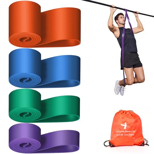 YONKFUL Pull Up Assistance Bands Set 5 LBS - 230 LBS, Long Resistance Bands for Pull Ups Working Out, Gym Workout Bands fo...
