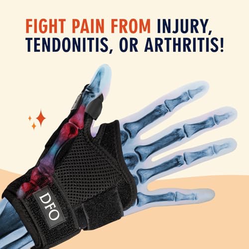 Dr. Frederick's Original Doctor-Developed Copper Thumb Brace – Wrist & Thumb Support for Arthritis, Tendonitis & De Querva...