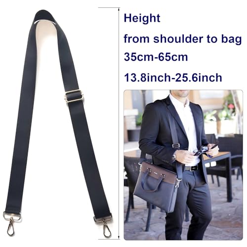Yiaizhuo 1" Wide Purse Straps Replacement Crossbody Bags Shoulder Guitar Strap for Handbags Sports Laptop Duffel Canvas Ca...