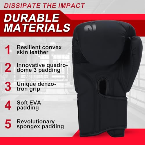 Valchiria Boxing Gloves for Men Women, Sparring Training Punching MMA Kickboxing Boxing Gloves, Heavy Bag Workout Gloves f...