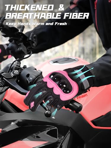 COFIT Breathable Mesh Motorcycle Gloves, Touchscreen Protective Motorbike Gloves for Men and Women BMX ATV MTB Riding, Roa...