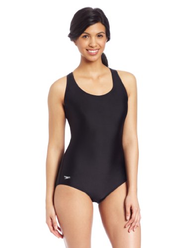 Speedo Womens Swimsuit One Piece Powerflex Ultraback Solid