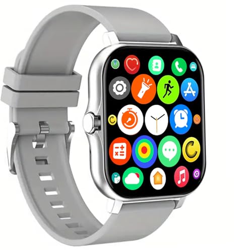 OICIIDO Smart Watch, 1.83" Upgraded Full Touchscreen Smart Watch for Android iPhones with Heart Rate Blood Pressure Monito...