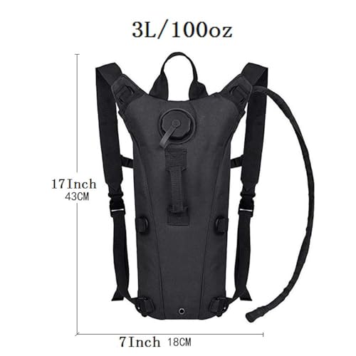 ATBP Running Hydration Vest Pack Tactical 3L Water Bladder Backpack Bag for Cycling Marathon Hiking Daypack Men & Women