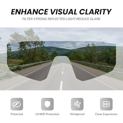 Polarized Running Sunglasses For Men Women, UV400 with Adjustble Nose Pad for Cycling, Hiking,Beach Volleyball