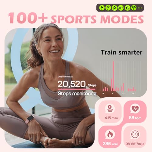 MorePro Health Fitness Tracker with Blood oxy-gen Monitor and 24/7 Heart Rate and Blood Pressure, Sleep Monitor, 120+ Spor...