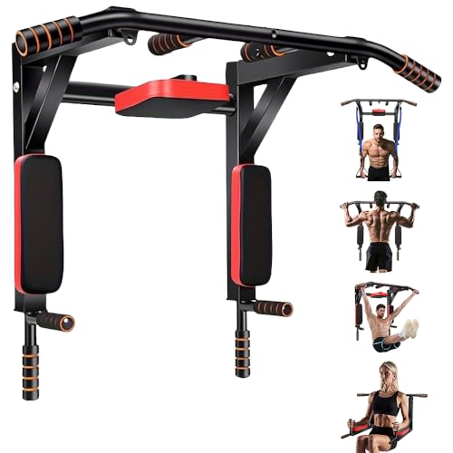 Multifunctional Wall-Mounted Pull-Up Bar – Indoor Horizontal Bar for Home Gym, Chin-Up, Punching Bag, and Exercise Equipme...