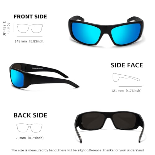 MAXJULI XL Z87 Sports Sunglasses for Big Heads Men Women TR90 Ultralight UV400 Protection Glasses 8700