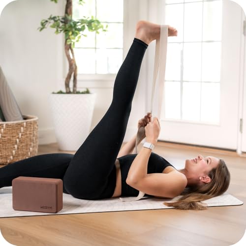 WeGym Yoga Straps, Adjustable Strap for Stretching at Home, Essential Accessories for Yoga, Pilates, Physical Therapy, Mob...
