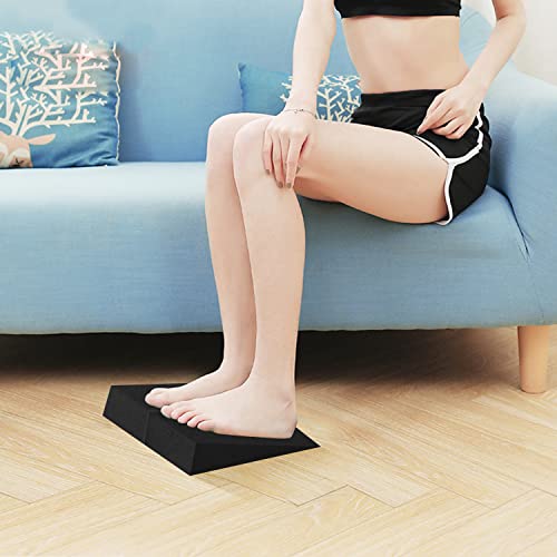 Inlisy Foam Wedge Slant Board, 2-pcs Update Calf Stretcher, Squat Wedges for Yoga, Foot Rehabilitation and Stretching, and...