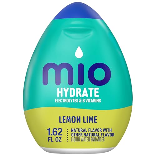 mio Hydrate Lemon Lime Flavored with other natural flavor Liquid Water Enhancer, 1.62 fl oz Bottle