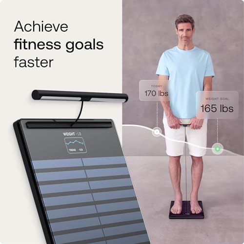 WITHINGS Body Scan - Connected WiFi Scale to Improve Your Health, BIA Personal Scale, Body Composition Analysis, Body Fat,...