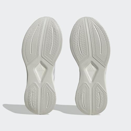 adidas Women's Duramo 10 Running Shoe, White/Zero Metallic/Grey, 7