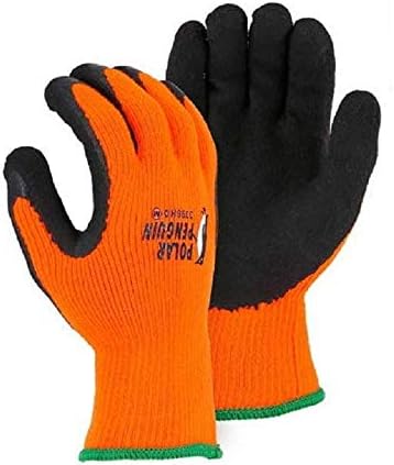 Majestic Large Polar Penguin Winter Lined Gloves w/Foam Latex Palm 3396HO LARGE_AB