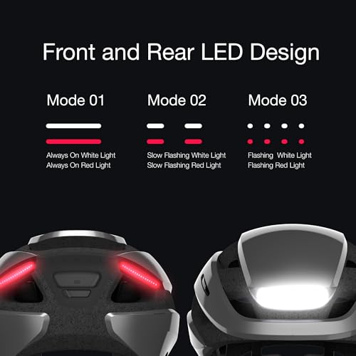 Lumos Ultra Smart Bike Helmet | Customizable Front and Back LED Lights with Turn Signals | Road Bicycle Helmets for Adult...