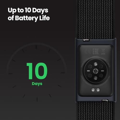 Amazfit Helio Strap Fitness Tracker Wristband, 24/7 Activity & Sleep Tracker with Heart Rate, 10 Days Battery, 27 Sports M...