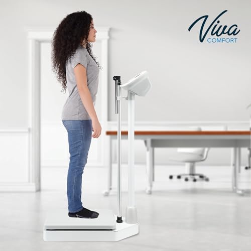VivaComfort Digital Medical Scale for Body Weight, 660 LBs Weight Capacity Digital Medical Grade Doctor Scale, Professiona...