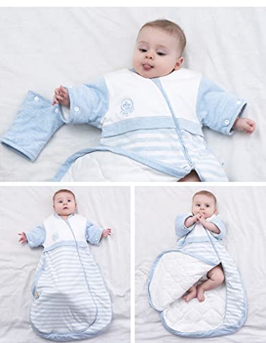 Babyah Kids Wearable Blanket Toddlers Baby Sleeping Bag Sleeves Detachable