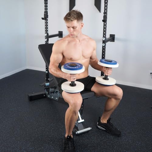 Kensui AdaptaBELL MAX – Heavy-Duty Adjustable Dumbbell Handles (Pair) – All-Metal Construction, Supports 300+ lbs – Compat...