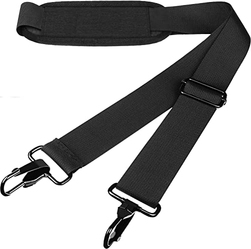 Askuko Shoulder Strap 56 Inch, Universal Adjustable Shoulder Belt Replacement Laptop Bag Shoulder Strap with Metal Hooks f...