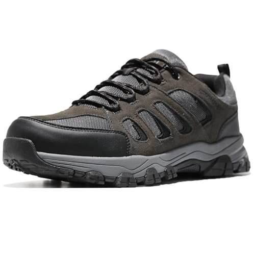 CIVHOM Men's Breathable Outdoor Hiking Shoes, Comfortable Trekking Trail Sneakers for Walking & Adventures