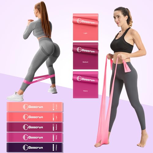 Goocrun Pilates Ring Set with Resistance Bands Set, Pilates Ball, Sliding Disks – Workout Equipment Home Gym Includes Comp...