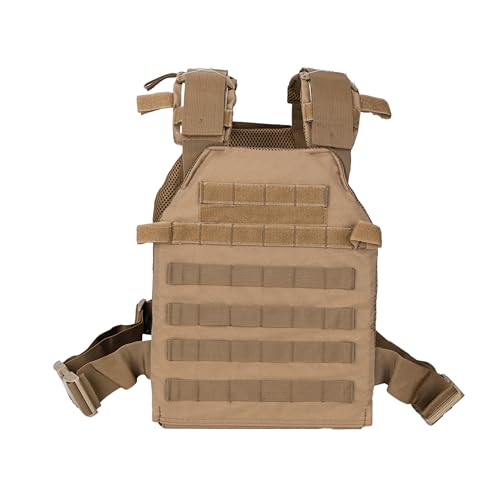 Greencity Weight Vest Adjustable Strength and Endurance Training, Tactical Vest Quick Release with Molle System, Fitness W...