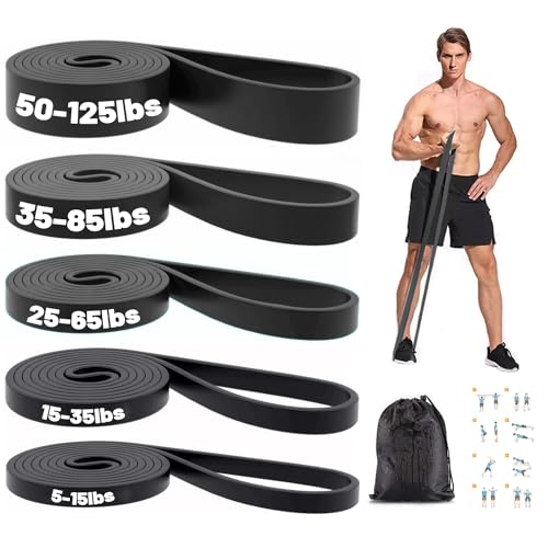 Resistance Bands, Pull Up Bands, Exercise Workout Bands for Working Out, Pull Up Assistance Bands Set for Men & Women, Bod...