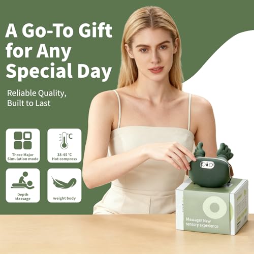 Genesandro Neck and Shoulder Massager for Pain Relief Deep Tissue, Bionic Electric Back Massage Tools, Cordless Trap Massa...