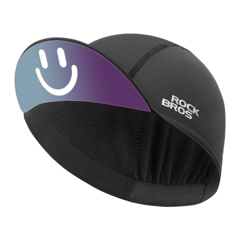 ROCKBROS Winter Cycling Caps for Men and Women Windproof Cycling Hat Under Helmet Liner Breathable Sweat Absorbent with Su...
