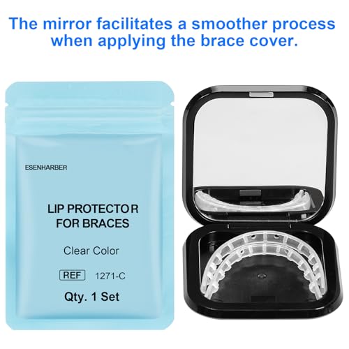 Comfort Cover for Braces, Lip Protector Mouth Guard Lip Cushion Teeth Shield Bumper for Brackets, Aligner, Dental Wax Alte...