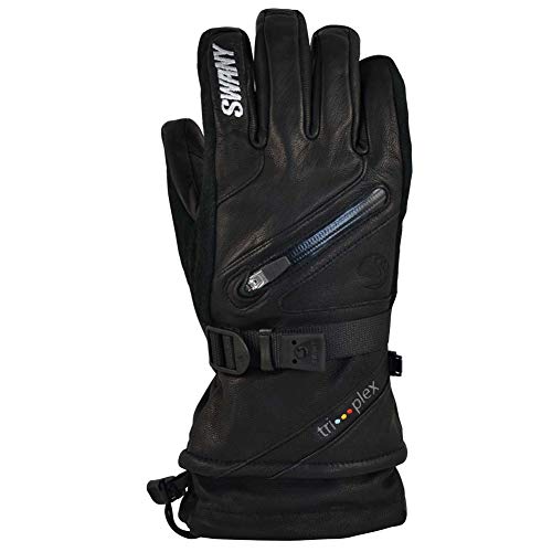 Swany Women's X-Cell 2.1 Sports Moisture-Wicking Quick-Drying Warm Durable Flexible Leather Winter Gloves