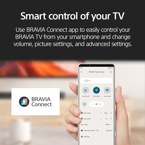 Sony BRAVIA 5 65 Inch TV, Mini LED, 4K Smart Google TV, XR Processor with AI Technology,120hz Television with Dolby Vision/Atmos, Exclusive Features for PlayStation®5, K-65XR50, 2025 Model