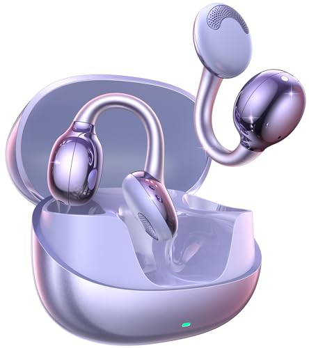 JOYROOM OE3 Clip-On Earbuds, Wireless Open Ear Earbuds Headphones, Auto L-R Recognition, Omni Tap Control, Immersive Soun...