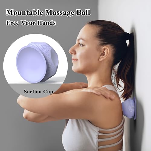 PROIRON Mountable Massage Ball with Suction Cup Pinpoint Deep Tissue Muscle Knot & Sore Relief, Vibration & Heating Trigge...