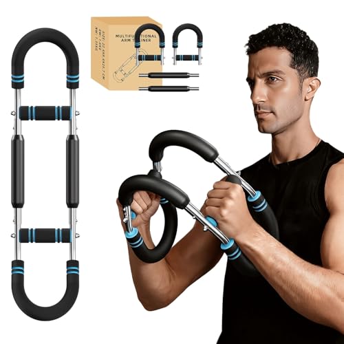 Twister arm Trainer, Adjustable Resistance (40-140 lbs) Chest Workout Equipment,Forearm Power Exercise bar , pectoralis sp...