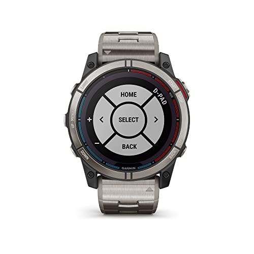Garmin quatix® 7X Solar Edition, Marine GPS Smartwatch, Solar Charging Capabilities, Durable Watch with Flashlight, Tide C...
