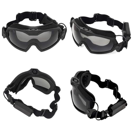 H World Shopping Airsoft Goggles Anti Fog with Fan and Interchangeable Lens Military Shooting Safety Goggles & Glasses