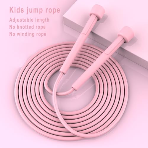 DYDSTRNG 3 Pack Lightweight Adjustable Kids Jump Rope Home Fitness, Tangle Free Skipping Rope, Speed Jumping Rope for Kid...