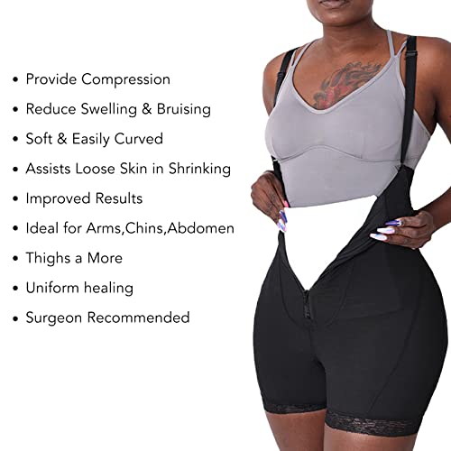 YUYTE Foam Pads for Post Ab Board After Liposuction Flattening Tummy Tuck Abdominal Compression Garments Foam Sheets 11"x ...