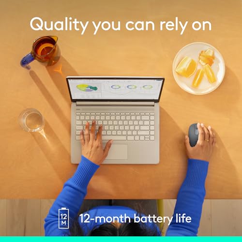Logitech M196 Bluetooth Wireless Mouse, Compact and Portable Mouse for Laptops, Tablets and More, 12-Month Battery, Smooth...