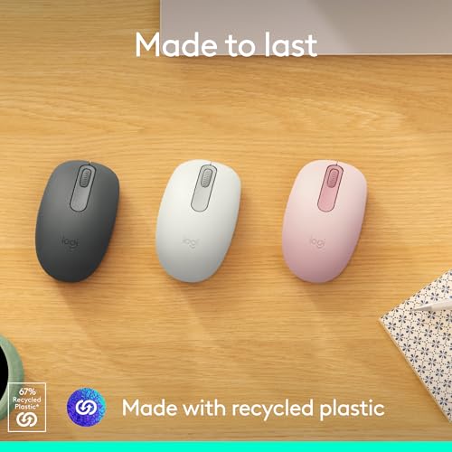 Logitech M196 Bluetooth Wireless Mouse, Compact and Portable Mouse for Laptops, Tablets and More, 12-Month Battery, Smooth...