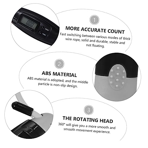 BESPORTBLE Smart Jump Rope with Digital Counter Fitness Skipping Rope for Indoor Workouts Modes for Calorie Distance and T...