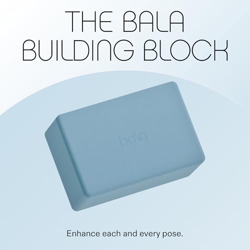 Bala Yoga Block for Working Out, Building Block - Soft Dense Foam Yoga Accessories for Stretching & Exercise - Yoga Equipm...