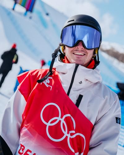 OutdoorMaster Pulse Ski Goggles, Frameless OTG Cylindrical Snow Goggles with Lock & Fit Lens Change System for Adults