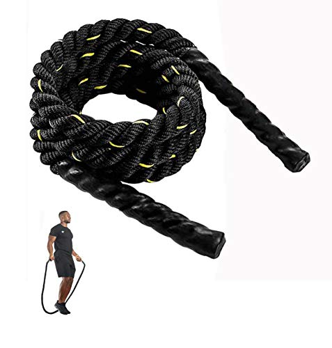 TONYKO Heavy Jump Rope Weighted Jump Rope for Men Women Total Body Workouts Power Training Improve Strength Building Muscle