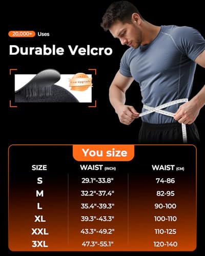 Ultra Breathable Work Back Brace for Men & Women [Upgraded Medical-Grade Support] Lower Back Support Belt with Removable S...