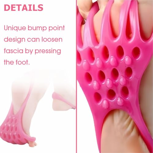 EDWERD Foot Fascia Stretcher Strap - Plantar Fasciitis Relief Band for Muscle Relaxation Foot Massage, 5.4" L x 4.9" W, 4 ...