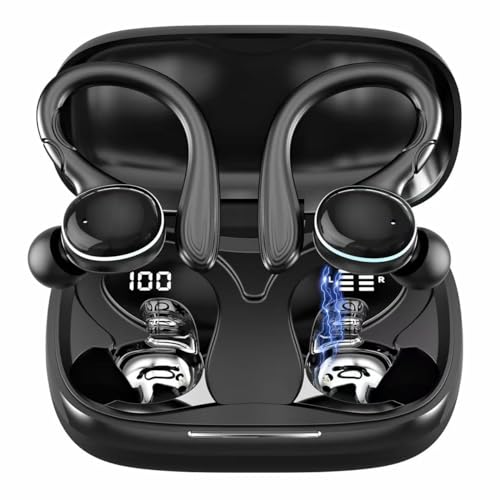 Beniduck Wireless Earbuds Bluetooth 5.3 Headphones Stereo Ear Buds, ENC Noise Cancelling Mic,IPX7 Waterproof Earphones wit...