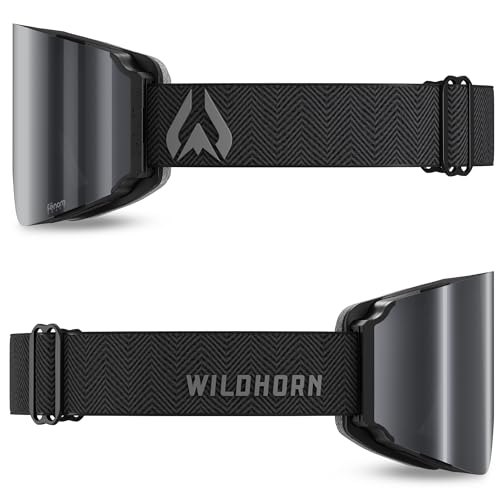 Wildhorn Maxfield Pro Photochromic Ski Goggles for Men & Women – Fenom Lens, 185° Wide View, 3X Anti-Fog, Anti-Scratch